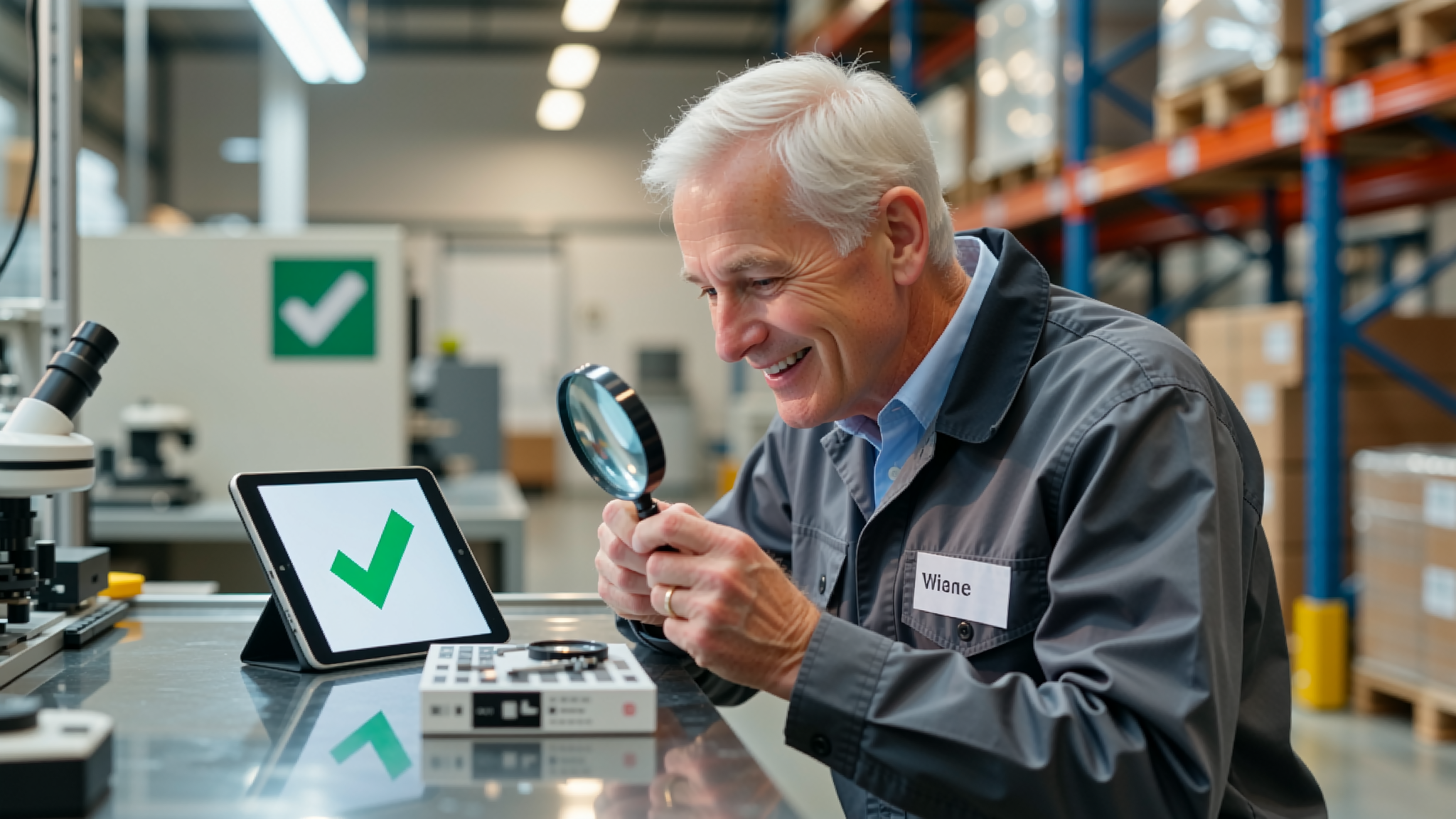 Quality control inspection laboratory